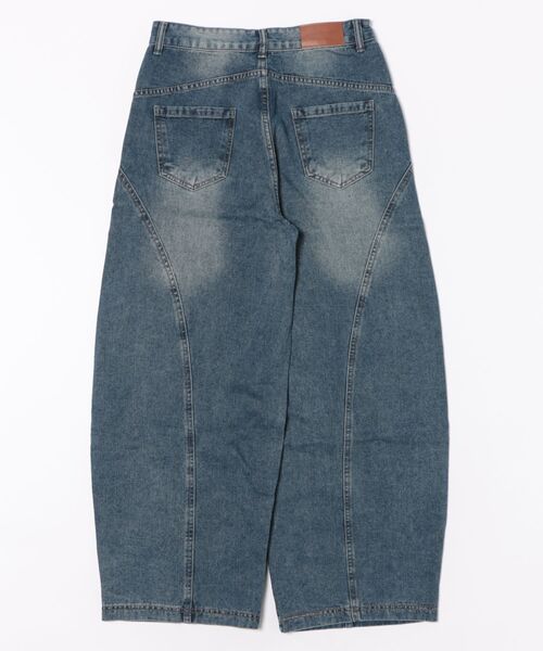 REBALANCE(リバランス)の「ワイドデニムパンツ(デニムパンツ・レディース・A・LARGE/MEDIUM)」の4枚目の写真