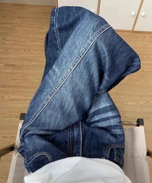 REBALANCE(リバランス)の「ワイドデニムパンツ(デニムパンツ・レディース・A・LARGE/MEDIUM)」の5枚目の写真