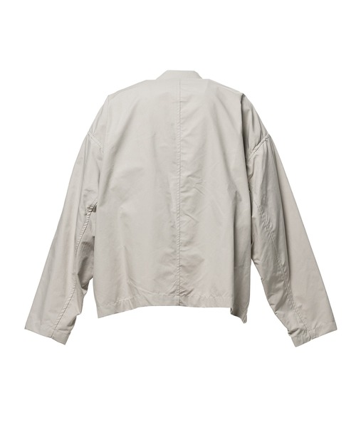 In・stru(men-tal).（インストルメンタル）の「W/R Back Twill Zip Jacket（ブルゾン・メンズ・グレー/ブラック・46/44）」の5枚目の写真