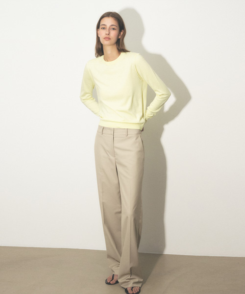 RIDIFI(リディフィ)の「CLASSIC SILK KNIT_LEMON(ニット/セーター・レディース・その他・SMALL/MEDIUM)」の2枚目の写真