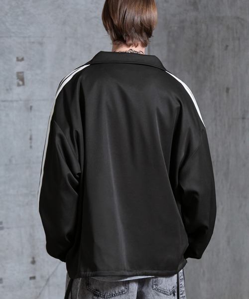 SERACE（セラス）の「【SERACE】Loose drape side cord track jacket / ルーズドレープサイドコードトラックジャケット（ブルゾン・メンズ・ホワイト/チャコールグレー/ブラック・S/L/M）」の7枚目の写真