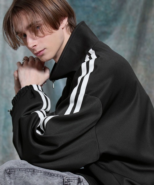 SERACE（セラス）の「【SERACE】Loose drape side cord track jacket / ルーズドレープサイドコードトラックジャケット（ブルゾン・メンズ・ホワイト/チャコールグレー/ブラック・S/L/M）」の14枚目の写真
