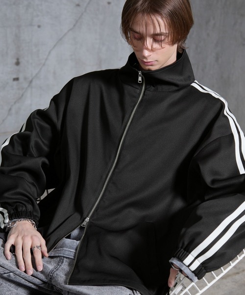 SERACE（セラス）の「【SERACE】Loose drape side cord track jacket / ルーズドレープサイドコードトラックジャケット（ブルゾン・メンズ・ホワイト/チャコールグレー/ブラック・S/L/M）」の15枚目の写真