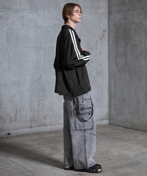 SERACE（セラス）の「【SERACE】Loose drape side cord track jacket / ルーズドレープサイドコードトラックジャケット（ブルゾン・メンズ・ホワイト/チャコールグレー/ブラック・S/L/M）」の19枚目の写真