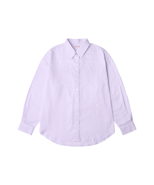 VANONE ATELIER（バノンアトリエ）の「A3479 シースルーストライプシャツ_パープル（シャツ/ブラウス・レディース・その他・FREE）」の2枚目の写真