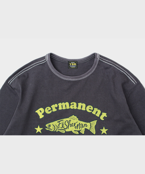 VDR（ブイディアール）の「FISHERMAN T-SHIRT [Stone Gray]（Tシャツ/カットソー・メンズ・その他・M/L/XL）」の3枚目の写真