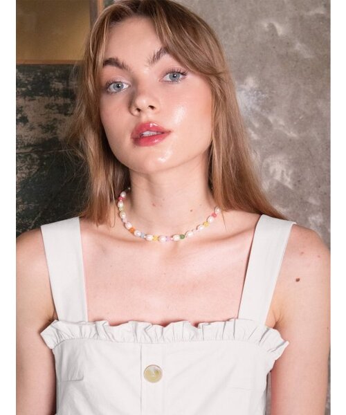 KATRINA K(カトリーナケイ)の「エイミーロングフリルドレス-カーキ(ワンピース・レディース・カーキ・FREE)」の7枚目の写真