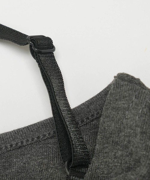 Pt18kg（プラチナイチハチキログラム）の「ツイストVレイヤードトップス（Tシャツ/カットソー・レディース・ホワイト/グレー・FREE）」の13枚目の写真