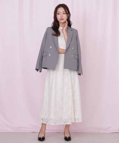 JILL by JILL STUART(ジルバイジルスチュアート)の「<セットアップ対応>ベーシックツイルジャケット(テーラードジャケット・レディース・ベージュ/ネイビー/グレー・MEDIUM/SMALL)」の20枚目の写真