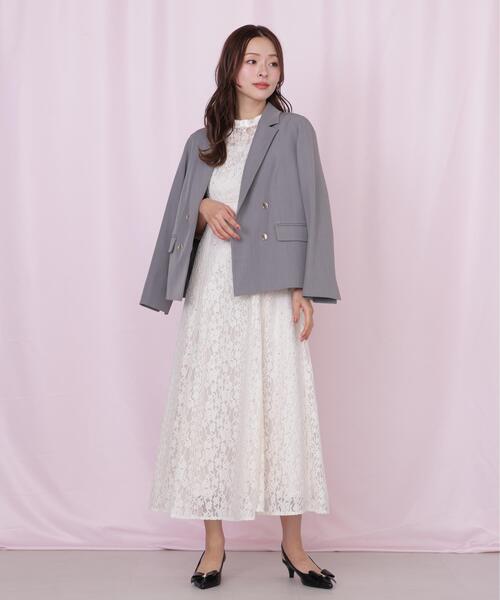 JILL by JILL STUART(ジルバイジルスチュアート)の「<セットアップ対応>ベーシックツイルジャケット(テーラードジャケット・レディース・ベージュ/ネイビー/グレー・MEDIUM/SMALL)」の19枚目の写真