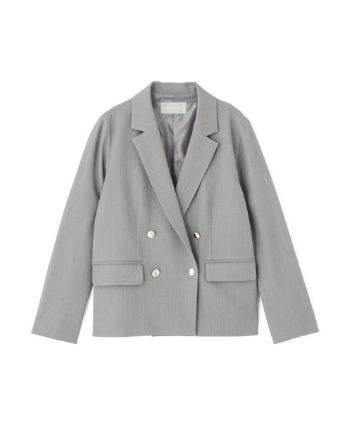 JILL by JILL STUART（ジルバイジルスチュアート）の「＜セットアップ対応＞ベーシックツイルジャケット（テーラードジャケット・レディース・ベージュ/ネイビー/グレー・MEDIUM/SMALL）」の5枚目の写真