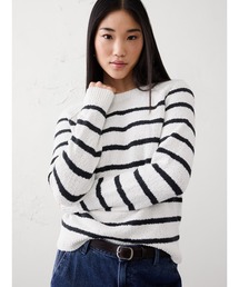 BANANA REPUBLIC FACTORY STORE ストライプ ブークレ ラグラン セーター