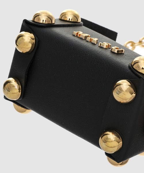 MASU(エムエーエスユー)の「LEATHER CAKE BAG PETIT(ハンドバッグ・メンズ・モスグリーン/ブラウン系その他/ブラック・ONESIZE)」の9枚目の写真