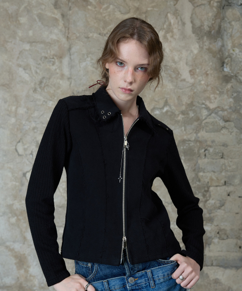 LARTIGENT（ラーティゼン）の「L13 COTTON JACKET(BLACK)（その他アウター・レディース・その他・FREE）」の3枚目の写真