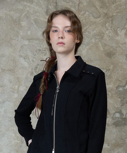 LARTIGENT（ラーティゼン）の「L13 COTTON JACKET(BLACK)（その他アウター・レディース・その他・FREE）」の4枚目の写真