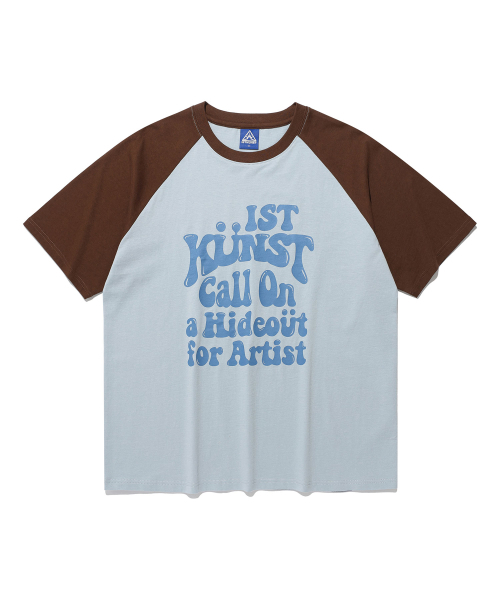 ISTKUNST（イストクンスト）の「HIDEOUT RAGLAN TEE_LIGHT BLUE(IK2EMMT503A)（Tシャツ/カットソー・レディース・その他・S/M/L）」の10枚目の写真
