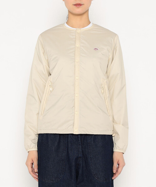 DANTON(ダントン)の「Women's Insulation Collarless Jacket(ノーカラージャケット・レディース・ピンク/オリーブ/ブラック/アイボリー/ブラウン系その他2・XS/M/S)」の8枚目の写真