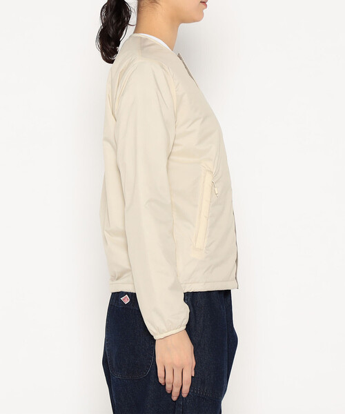 DANTON(ダントン)の「Women's Insulation Collarless Jacket(ノーカラージャケット・レディース・ピンク/オリーブ/ブラック/アイボリー/ブラウン系その他2・XS/M/S)」の10枚目の写真