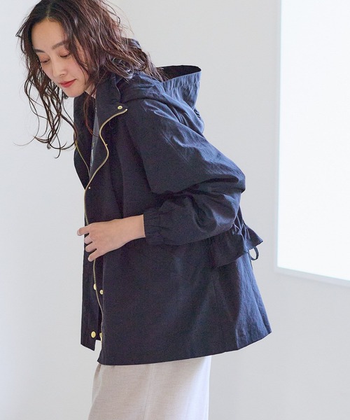 Elura（エルーラ）の「大人リュクスマンパ/656400（マウンテンパーカー・レディース・ブラック/アイボリー/キャメル・FREE）」の2枚目の写真