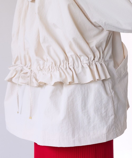 Elura（エルーラ）の「大人リュクスマンパ/656400（マウンテンパーカー・レディース・ブラック/アイボリー/キャメル・FREE）」の20枚目の写真