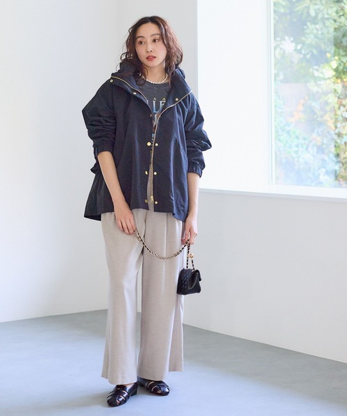 Elura（エルーラ）の「大人リュクスマンパ/656400（マウンテンパーカー・レディース・ブラック/アイボリー/キャメル・FREE）」の7枚目の写真