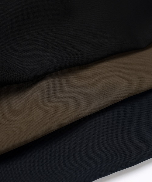 CULLNI（クルニ）の「Dry Stretch Cloth Drawstring Jacket（ブルゾン・メンズ・ネイビー/ブラウン/ブラック・2/1/0）」の8枚目の写真