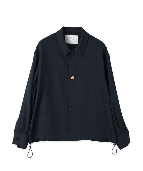 CULLNI(クルニ)の「Dry Stretch Cloth Drawstring Jacket(ブルゾン・メンズ・ネイビー/ブラウン/ブラック・2/1/0)」の21枚目の写真