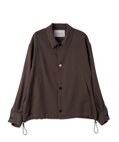CULLNI(クルニ)の「Dry Stretch Cloth Drawstring Jacket(ブルゾン・メンズ・ネイビー/ブラウン/ブラック・2/1/0)」の19枚目の写真