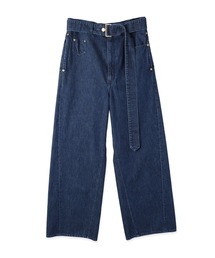 CULLNI（クルニ）の「Asymmetrical Pocket Extra Wide Denim Pant with Long Belt（デニムパンツ）」