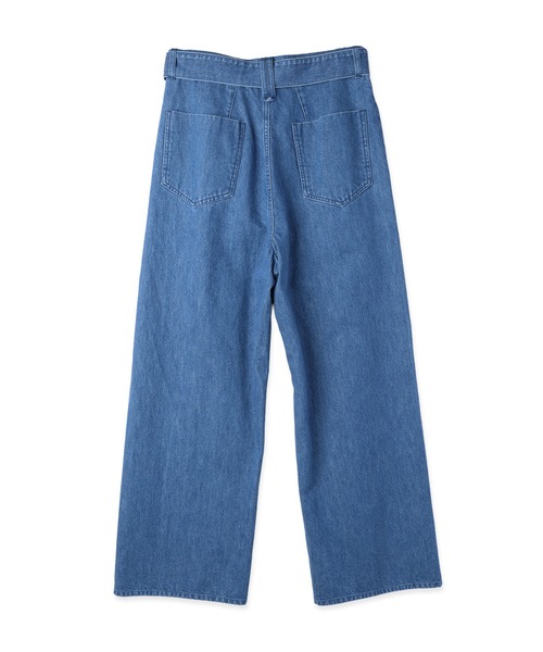 CULLNI(クルニ)の「Asymmetrical Pocket Extra Wide Denim Pant with Long Belt(デニムパンツ・メンズ・ブルー/ネイビー/ブラック・0/2/1)」の17枚目の写真