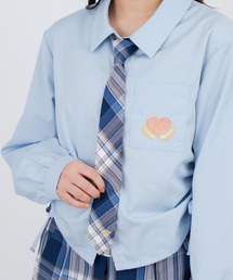 ANAP GiRL（アナップガール）の「刺繍入 チェック柄 ネクタイ（その他小物）」