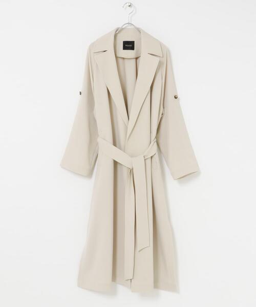 URBAN RESEARCH ROSSO WOMEN(アーバンリサーチ ロッソ)の「撥水 ロングガウンコート(トレンチコート・レディース・アイボリー/ベージュ・36/38)」の11枚目の写真