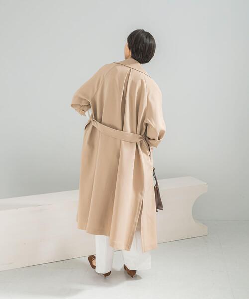 URBAN RESEARCH ROSSO WOMEN(アーバンリサーチ ロッソ)の「撥水 ロングガウンコート(トレンチコート・レディース・アイボリー/ベージュ・36/38)」の21枚目の写真