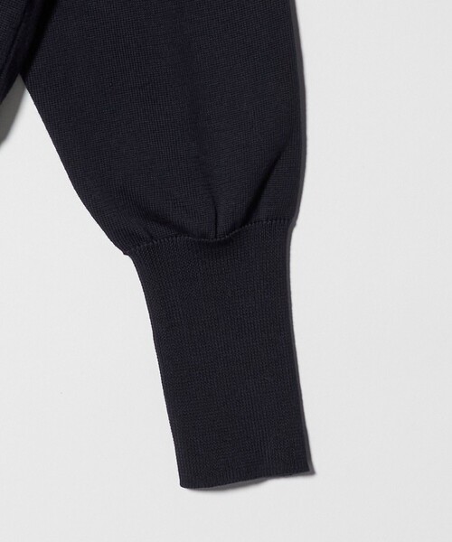 green label relaxing(グリーンレーベルリラクシング)の「FINE BASIC アメリカンシーアイランドコットン クルーネック ニット(ニット/セーター・メンズ・ネイビー/グレー系・L/M/XL)」の10枚目の写真