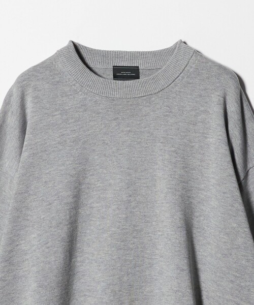 green label relaxing(グリーンレーベルリラクシング)の「FINE BASIC アメリカンシーアイランドコットン クルーネック ニット(ニット/セーター・メンズ・ネイビー/グレー系・L/M/XL)」の14枚目の写真