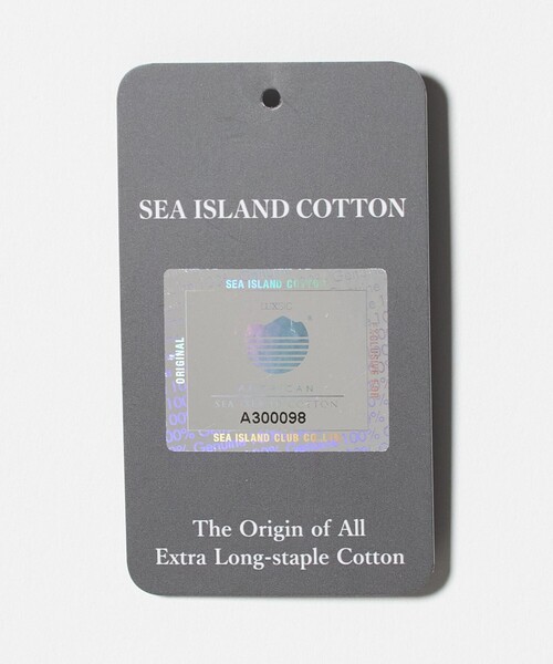 green label relaxing(グリーンレーベルリラクシング)の「FINE BASIC アメリカンシーアイランドコットン クルーネック ニット(ニット/セーター・メンズ・ネイビー/グレー系・L/M/XL)」の18枚目の写真