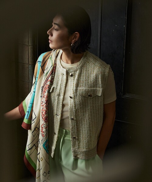 ミックスツイード ショートベスト（ベスト）｜BALLSEY（ボールジィ）の