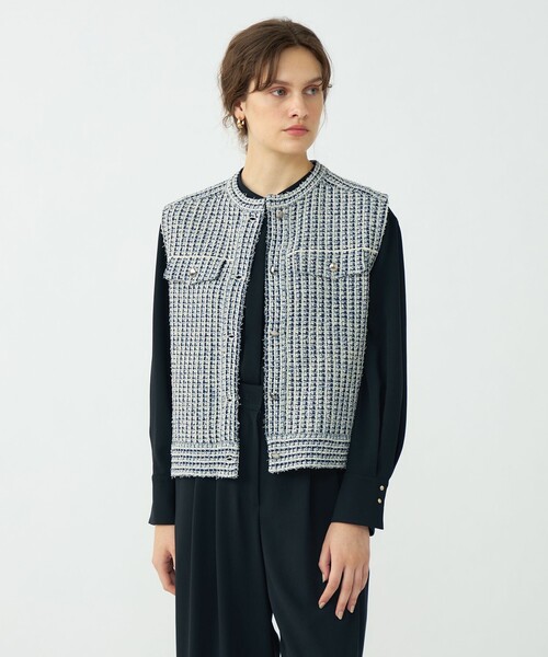 ミックスツイード ショートベスト（ベスト）｜BALLSEY（ボールジィ）の