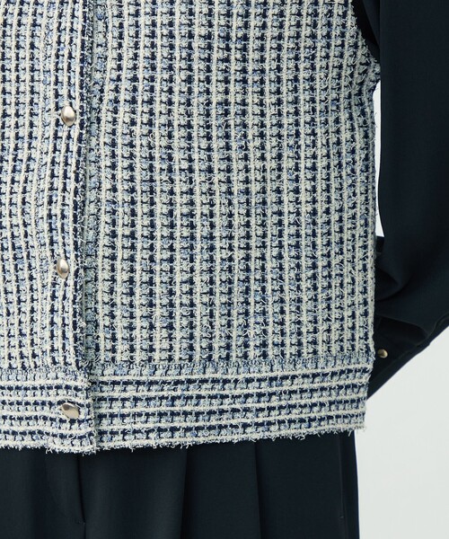 BALLSEY（ボールジィ）の「ミックスツイード ショートベスト（ベスト・レディース・ベージュ系その他/ブルー系その他・S）」の11枚目の写真