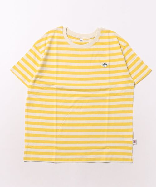 LSP WOW(エルエスピーワオ)の「【LSP WOW!】マイニチワッペンボーダーTee(Tシャツ/カットソー・キッズ・ピンク/ブラック/ブルー/グリーン/ターコイズブルー/オレンジ/ラベンダー/パープル/マスタード/レッド・140/130/120/110/100/90/80/150)」の21枚目の写真