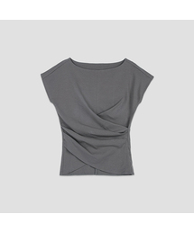 LOWER WAIST TUCK JERSEY TOP(T-7048)