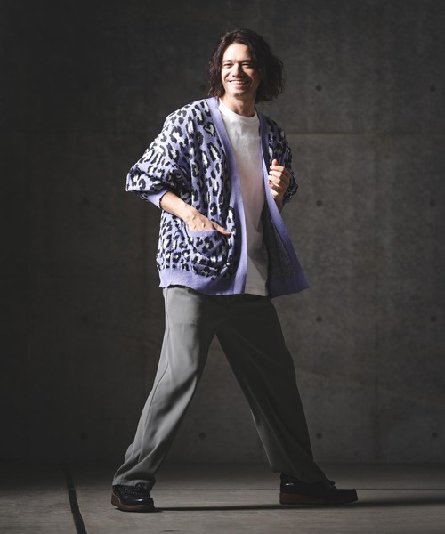 GLIMCLAP（グリムクラップ）の「mp14551-Relaxed Straight Trousers ワイドストレートパンツ(201-016-gls-cg)（その他パンツ・メンズ・ブラック/ベージュ/チャコール・L/M/S）」の14枚目の写真