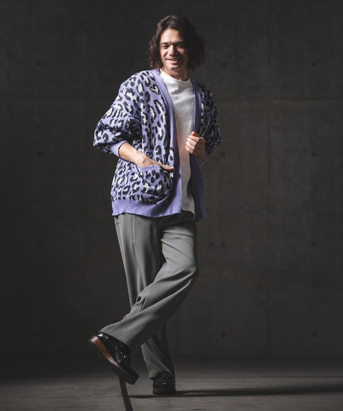 GLIMCLAP（グリムクラップ）の「mp14551-Relaxed Straight Trousers ワイドストレートパンツ(201-016-gls-cg)（その他パンツ・メンズ・ブラック/ベージュ/チャコール・L/M/S）」の15枚目の写真