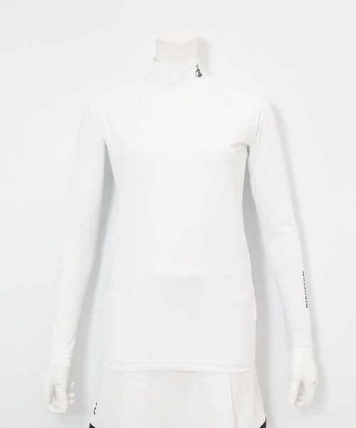 archivio(アルチビオ)の「<LADIES>ポイントロゴUV冷感ハイネックインナー(その他トップス・レディース・ブラック/ホワイト・S/M/L)」の2枚目の写真