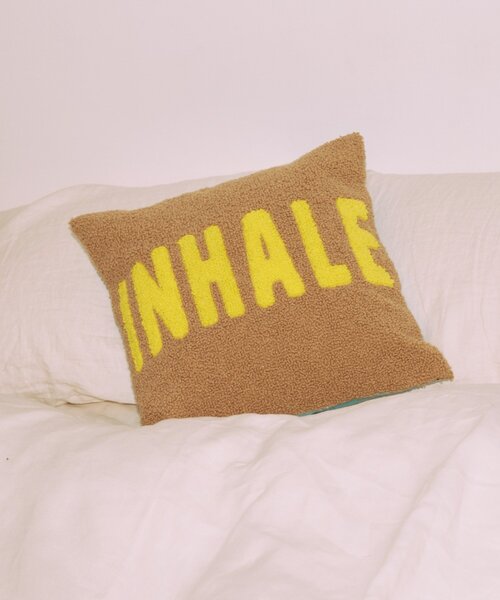 SAHIR(サヒール)の「【SAHIR サヒール】Cushion cover breath(クッション/クッションカバー・レディース・ブルー/ピンク・0)」の2枚目の写真