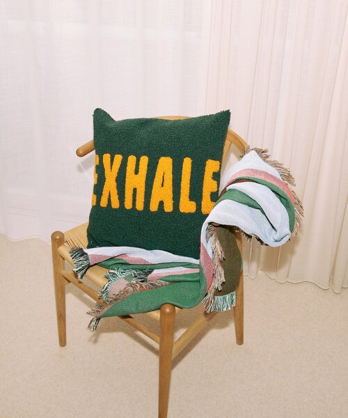 SAHIR(サヒール)の「【SAHIR サヒール】Cushion cover breath(クッション/クッションカバー・レディース・ブルー/ピンク・0)」の11枚目の写真