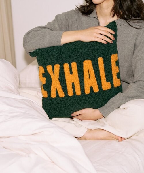 SAHIR(サヒール)の「【SAHIR サヒール】Cushion cover breath(クッション/クッションカバー・レディース・ブルー/ピンク・0)」の1枚目の写真