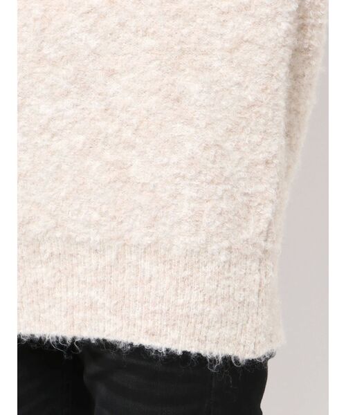 EMODA（エモダ）の「TUCK OFF SHOULDER KNIT（ニット/セーター・レディース・アイボリー/ブラック/グレー・FREE）」の8枚目の写真