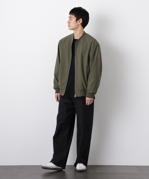 NANO universe（ナノユニバース）の「TRインタックMA-1（MA-1・メンズ・カーキ/ブラック/チャコール・L/S/M）」の14枚目の写真