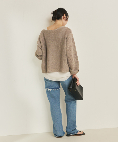 plage(プラージュ)の「レイヤーノースリブラウス(タンクトップ・レディース・ブラック/ホワイト・FREE)」の13枚目の写真